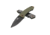 CRKT Tuna Designed By Lucas Burnley in Orleans, Folding Knife W/Frame Lock, 3.22in, Plain Edge, Stonewash Finish, 2520