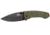 CRKT Tuna Designed By Lucas Burnley in Orleans, Folding Knife W/Frame Lock, 3.22in, Plain Edge, Stonewash Finish, 2520