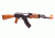 Crosman Battlemaster Electric Semi/Full Auto AK Style Airsoft Rifle,6mm cal,430 Round 257330