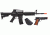 Crosman Defender Strike Kit w/ M4 Style Airsoft Rifle/ Airsoft Pistol, Black, 52003