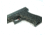 Cross Armory Extended Magazine Catch f/Glock Frames Generation 1-3, Aluminum, Anodized, Black, crGMCbk