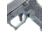 Cross Armory P80 9mm Trigger w/ Bar, Drop-in Shoe &amp; 3.5 Spring, Gen1-3, Flat Faced, Anodized Aluminum, Black/Black Safety, crP80Tdi-bk