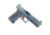 Cross Armory P80 9mm Trigger w/ Bar, Drop-in Shoe &amp; 3.5 Spring, Gen1-3, Flat Faced, Anodized Aluminum, Red/Black Safety, crP80Tdi-rd-bk