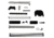 Cross Armory Standard Upper Parts Kit for Gen 3 Glock 19/P80, PF940C 9mm, Black, crUPK-g319s
