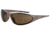 CrossFire Blitz Safety Glasses - Mocha Brown/HD Brown - Polarized, One Size XFBL-303PC