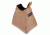 Crosstac BFB Front Shooting Bag / Pre-Filled, Coyote Brown, 110050-CB