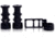 Crosstac Mk109 Muzzle Brake, 6mm, Black, 135701-6