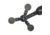 Challenge Targets Propeller Texas Star with 8 Plates, Black CT-PROPELLER-R8