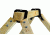 CTS Targets 4x4 Folding Leg Bracket Stand, Black, 9.5in  L x 1in  W x 9.5in  H, NSN N CTS-FLBS-034