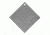 CTS Targets 6x6in Square Pistol Target, Steel, 1/4in Thick, NSN N CTS-PS-06-006