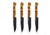 Culinary MKC STEAK KNIVES SET OF 4 - PVD - ORANGE/BLACK, MKC-001833