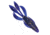 Culprit Flutter Craw, 4in, 6 Pack, Sapphire Blue, IB406-168