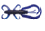 Culprit Flutter Craw Creature Bait, 4, 4in, Sapphire Blue, FC408-168