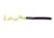 Culprit Original Worm, 10, 7.5in, Black/Chartreuse Tail, C720-25