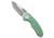 Curtiss Custom Knives Curtiss Custom Knives F3 Medium Frame Lock Knife Ti/Green 3.25&quot; Two Tone, Green, CPM MagnaCut, adult, BHQ-178910
