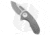 Curtiss Knives F3 Compact Folding Knife, 2.50in, CPM MagnaCut, Drop Point Blade, Titanium, Gray Handle, Ti/Two Tone, Gray/Gray, 6.25 inch, BHQ-178873