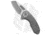 Curtiss Knives F3 Compact Folding Knife, 2.50in, CPM MagnaCut, Wharncliffe Blade, Titanium, Gray Handle, Ti/WF, Two Tone, Gray/Gray, 6.25 inch, BHQ-178882