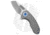 Curtiss Knives F3 Compact Folding Knife, 2.50in, CPM MagnaCut, Wharncliffe Blade, Titanium, Blue/Gray Handle, Ti/WF, Two Tone, Blue/Gray/Gray, 6.25 inch, BHQ-178884