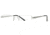 Cutter &amp; Buck Las Colinas SECB LASC00 Eyeglass Frames - Matte Silver SECB LASC005440 SV