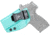 CYA Supply Co. BOR Holster, Smith&amp;Wesson, M&amp;P M2.0 Compact/Subcompact 3.6in, Left Hand, Teal Blue, BOR0078