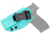CYA Supply Co. Inside the Waistband Holster for Springfield, HELLCAT PRO OSP 3.7in, Left Hand Draw, Teal Blue, Small, IWB0528