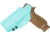 CYA Supply Co. Inside the Waistband Holster, Sig Sauer, P320 Compact/Carry, Right Hand, Teal Blue, IWB0135