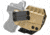 CYA Supply Co. RIDGE IWB Holster,Glock, Glock 26 Gen 3-5 Glock 27 / 33 Gen 3-4, Right Hand Draw, Flat Dark Earth, Small, RDG0183