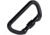Cypher D Screw Gate Carabiner Black