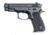 CZ-USA 75-Compact Pistol, .40 S&amp;W, 3.9in barrel, black polycoat steel frame, black rubber grip, recoil operated semi-automatic, fixed 3-dot, 10 round magazine, CZ-75 CT-40SW-3.9-1-FRRMPG