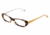 D&amp;G DD 1192 Eyeglasses, Havana Orange Frame w/Non Rx 49 mm Diameter Lenses, 1707 4915