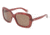 D&amp;G DD 3047 Sunglasses Styles Red Frame / Brown Lenses, 826-73-5616