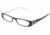 DandG DD1154 #827 - Black On Ice Striped Frame, Demo Lens Lenses