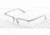D&amp;G Eyeglass Frames DD5016-104-5018 Silver Wtih White Rim Frame