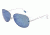 D&amp;G DD6086 Sunglasses 011/55-6414 - White Frame, Blue Mirror Lenses