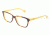 D&amp;G VIBRANT COLOURS DD1238 Eyeglass Frames 2606-5215 - Havana On Yellow Frame, Clear Lens Lenses