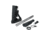 TacFire AR-15 Mil-Spec Buffer Tube Kit w/6 Position Stock w/ Buttpad, Black, Small, MAR050-B