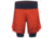 GOREWEAR Ultimate 2in1 Running Shorts Mens in Fireball/Orbit Blue Medium Slim fit DDFE80E6, 100759-AYAU-L
