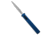 Daggerr Daggerr Knives Igla Double Action OTF Knife Blue Aluminum 3.4" Satin VG10, Blue, VG10, adult, BHQ-192138