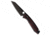 Daggerr Knives Daggerr Knives Alligator Crossbar Lock Knife Black/Red G-Mascus 4.25" Black, Black/Red, CPM MagnaCut, adult, BHQ-227908