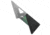 Daggerr Knives Card Folding Knife, 3.30in, 8Cr13MoV, Carbon Fiber, Titanium, Black/Green Handle, Black/Green/Gray, 6.15 inch, BHQ-199724