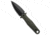 Daggerr Knives Daggerr Knives Combat Fixed Blade Knife Olive Green G-10 3.6" Black, Green, 8cr14MoV, adult, BHQ-213281