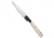 Daggerr Knives Corso Folding Knife, 4.75in, VG10, Spear Point Blade, G-10, White Handle, White/Gray, 10.50 inch, BHQ-210335