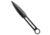 Daggerr Knives Dask Fixed Blade Knife, 4.50in, 8Cr13MoV, Dagger Blade, 8Cr13MoV, Black Handle, Black/Black, 9.25 inch, BHQ-217296