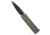 Daggerr Knives Daggerr Knives Monarch Butterfly Knife Olive Titanium 3.5" Black Stonewash, OD Green, VG10, adult, BHQ-182161