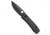 Daggerr Knives Nightmare 63 MagnaCut Folding Knife, 2.55in, CPM MagnaCut, Drop Point Blade, Titanium, Black Handle, Thumb Hole, Black/Black, 5.625 inch, BHQ-217315