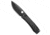 Daggerr Knives Nightmare 77 MagnaCut Folding Knife, 3.125in, CPM MagnaCut, Drop Point Blade, Titanium, Black Handle, Thumb Hole, Black/Black, 6.875 inch, BHQ-217312