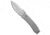 Daggerr Knives Nightmare Folding Knife, 4.00in, CPM MagnaCut, Drop Point Blade, Titanium, Gray Handle, Satin, Crossbar, Gray/Gray, 9.00 inch, BHQ-217304