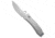 Daggerr Knives Nightmare MagnaCut Folding Knife, 4.00in, CPM MagnaCut, Drop Point Blade, Titanium, Gray Handle, Satin, Crossbar, Gray/Gray, 9.00 inch, BHQ-217305