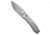 Daggerr Knives Nightmare Folding Knife, 4.00in, Bohler M390 Stainless Steel, Drop Point Blade, Gray Handle, Gray/Gray, 9.00 inch, BHQ-208827