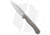 Daggerr Knives Vendetta Folding Knife, 5.00in, VG10, Dagger Blade, Micarta, Green Handle, Green/Gray, 10.90 inch, BHQ-144324